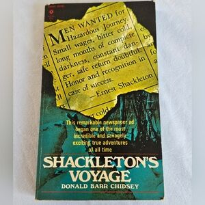 *SOLD* SHACKLETON'S VOYAGE 1967 FIRST PRINTING VINTAGE PAPERBACK NEAR MINT
